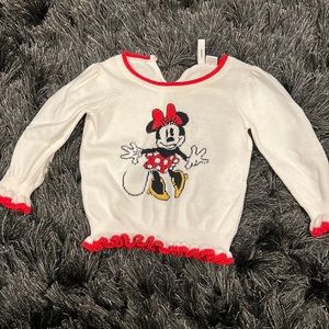 Janie and Jack Minnie Mouse sweater